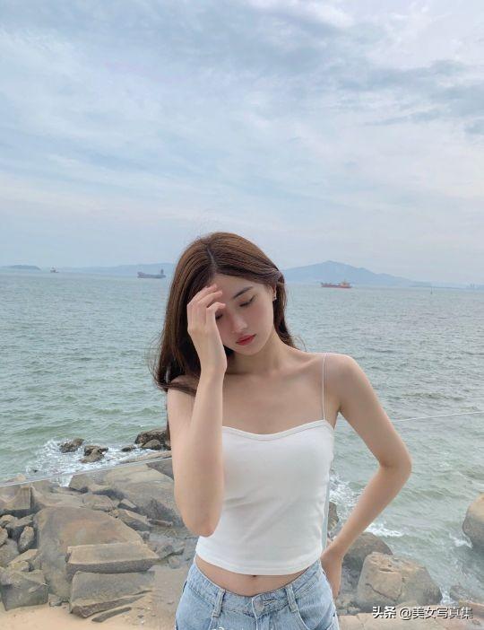 海边美女