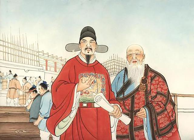 三足鼎立诸葛亮,一统天下刘伯温,谁人识得姚广孝,供奉万世唯此人.