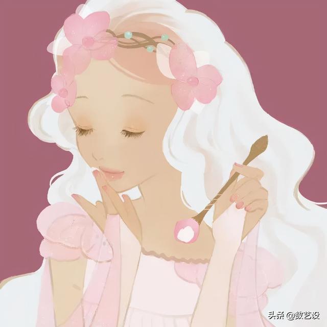 花卉拟人动漫人物(拟人化画花草树木)_手工miao