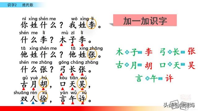 李的组词，一年级语文下册识字2姓氏歌教学设计？