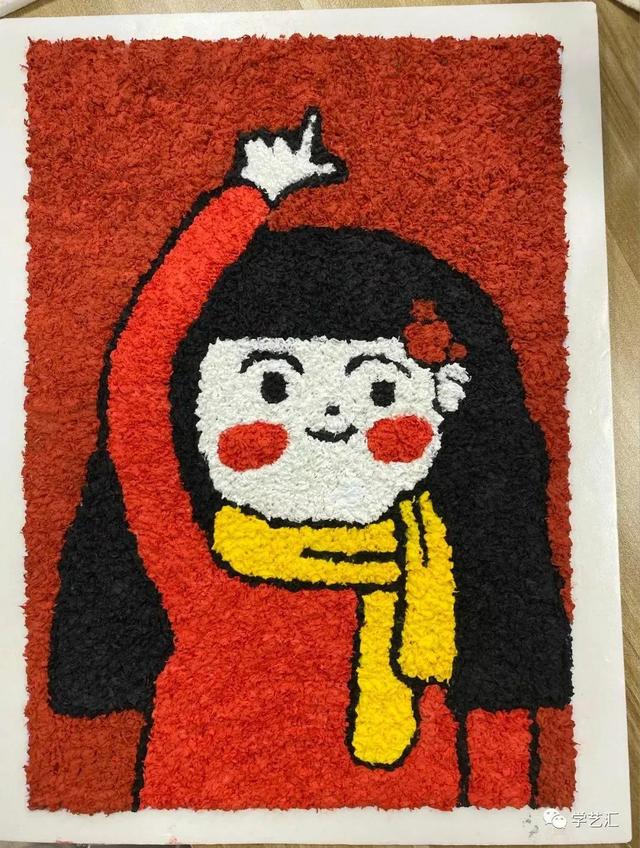 纸浆画简单好看的纸浆画