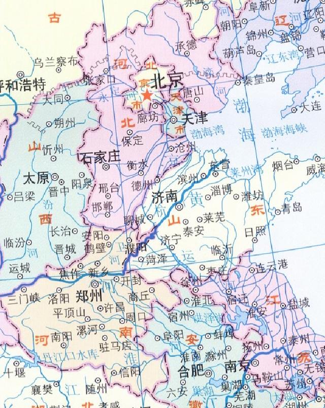 今天，从河北到江苏需经2省4市7县，但在100年前却仅需穿越1省3县