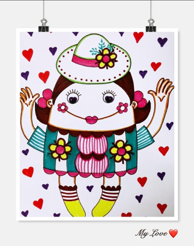 小孩跳舞简笔画图片(小孩跳舞简笔画图片大全集)