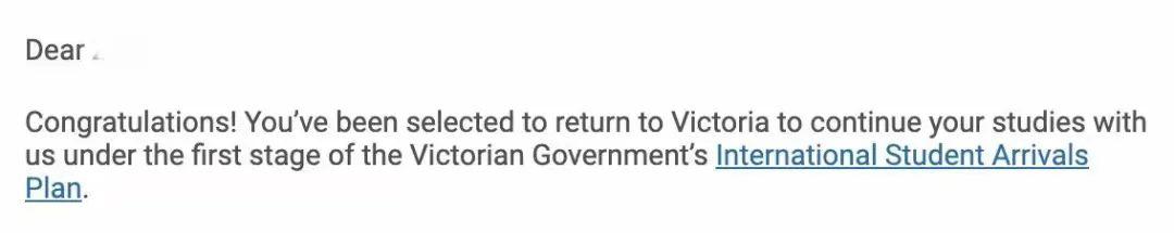 定了！大批墨尔本留学生收到返澳邮件！最早年底前就能回来