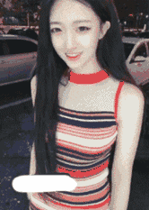 可爱美女的动态图GIF：太短了点，多摸几下更真实！