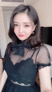 邪恶美女的动图图片：让我这种没女朋友的怎么想！