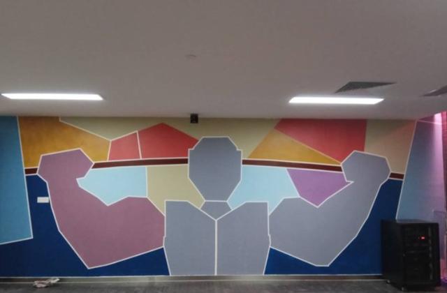 北京墙体彩绘丨抽象墙绘和空间有多搭？3幅作品赏析，能看懂吗？