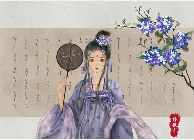 十二花神系列插画 小姐姐人美心善 只愿君心似我心定不负相思意 太阳信息网