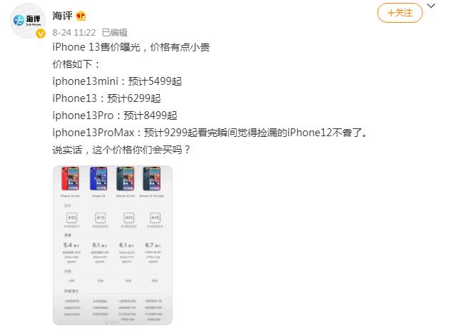 1亿台！库克放出“大招”，iPhone13售价，时间已确认