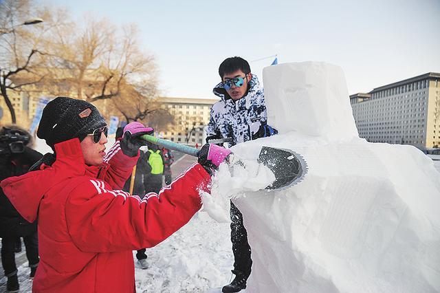 哈尔滨工程大学雪雕展