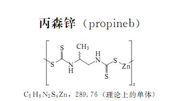 蔬菜常用农药介绍 杀菌剂——丙森锌Propineb 附用药方法