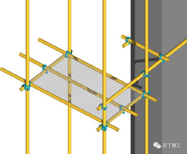 脚手架洞口、连墙件如何搭设？立体图画出来，一看就明白