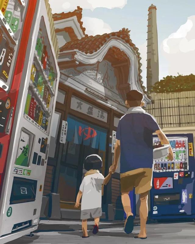 会画画的爸爸，太暖了