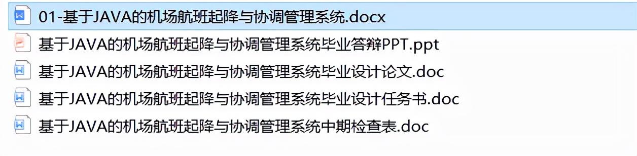 基于JAVAWEB的机场航班起降与协调管理系统