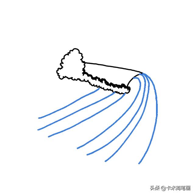 波浪简笔画