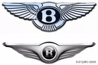 宾利的车标是一对张开的翅膀分布在字母b的两端,有人也调侃它的蕴意是