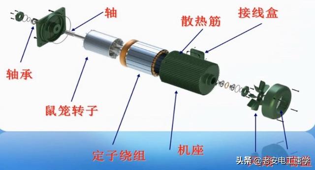 三相异步电动机由哪些结构组成(三相异步电动机结构由哪两部分)