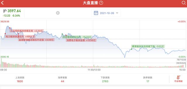 10.26收评：月底了，反弹就要减仓，最佳就是“空仓”，然后等待