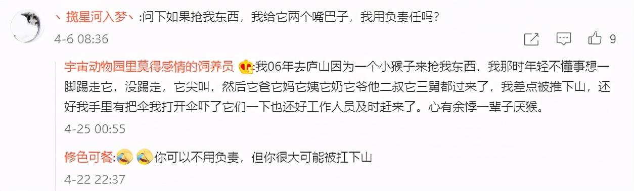 峨眉山猴子:为什么峨眉山的猴子像土匪？