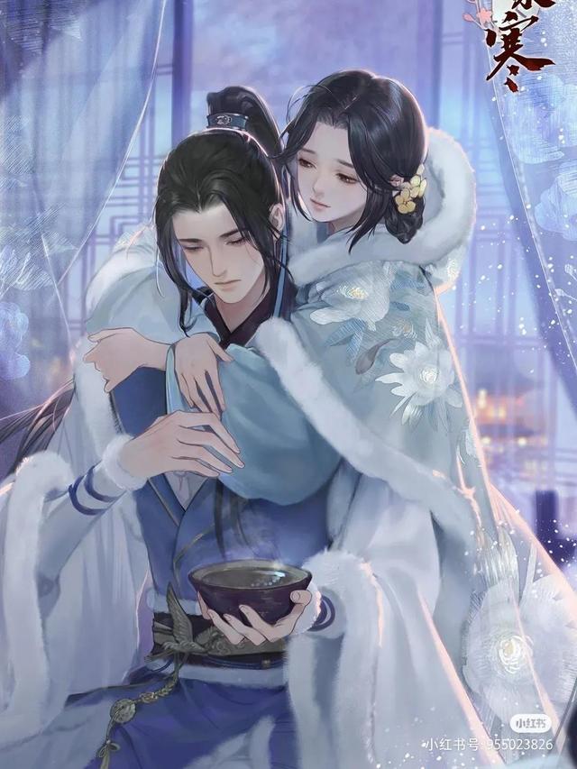 情侣古风意境唯美图片(古风红尘共婵娟情侣唯美图片)-第17张图片-创女