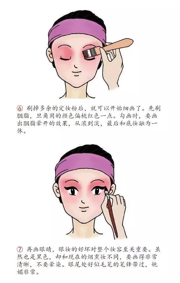 旦角化妆教学视频