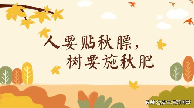 秋季养生，做到防秋凉，秋燥，秋虚，秋乏，冬天病不找，健康长寿
