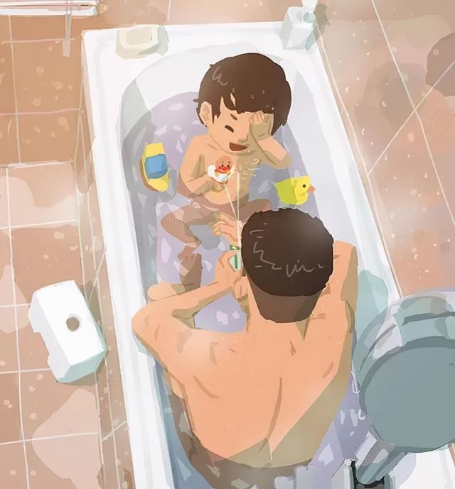 会画画的爸爸，太暖了