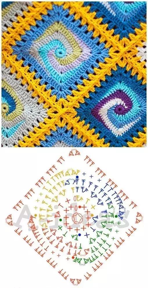 一些好看特别的祖母方格图片(祖母方格拼接的背心)