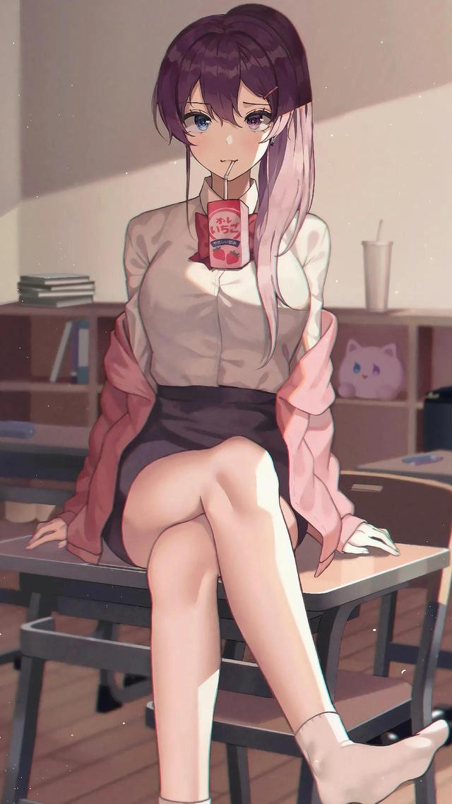 手机壁纸第99期最近很多抖音女孩都在学习造型