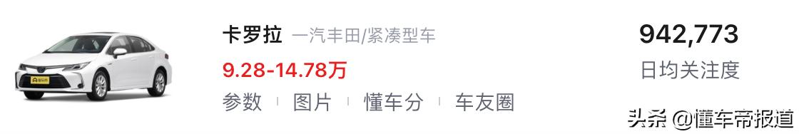 新车｜丰田占尽半壁江山，轿车还是主角！日系轿车热度前十盘点