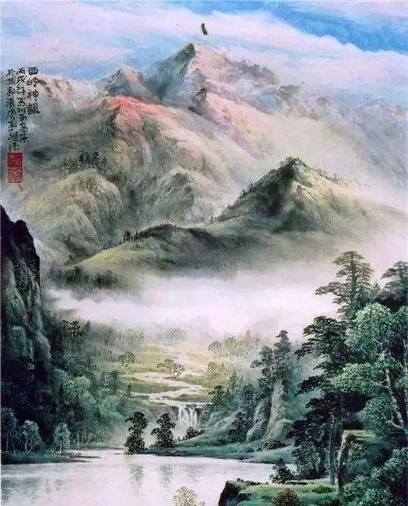 国色山水画插图