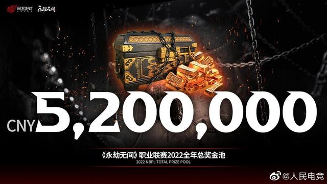 人民电竞：永劫职业联赛发布，总奖金520万，数字寓意令人回味