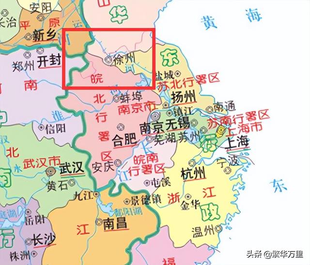 安徽省的区划变动，全省50多个县，为何划分为两大行署区？