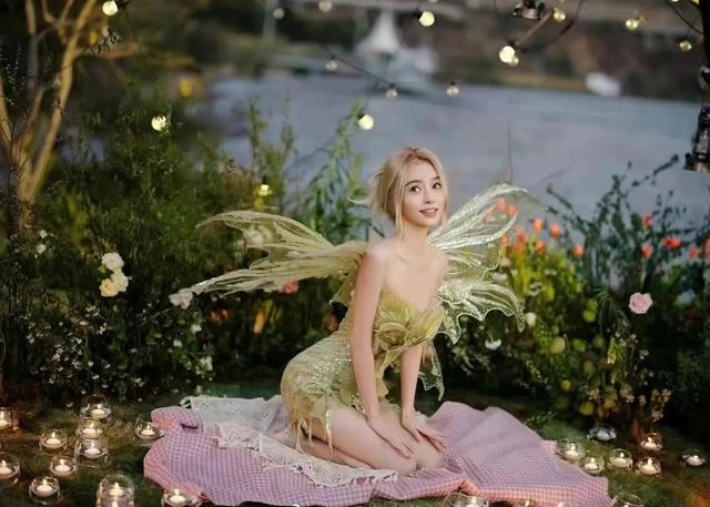Angelababy 精灵装造型太美了