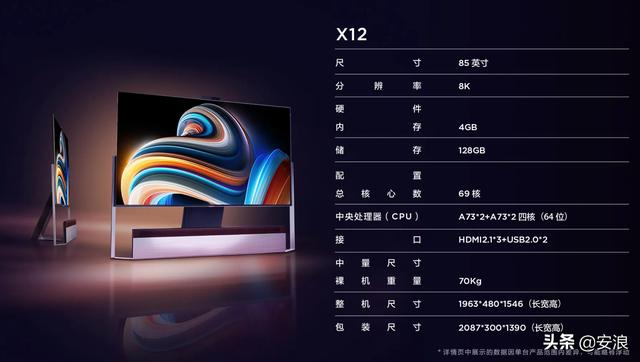 最强电视？TCL发布 8K MiniLED领曜智屏X12