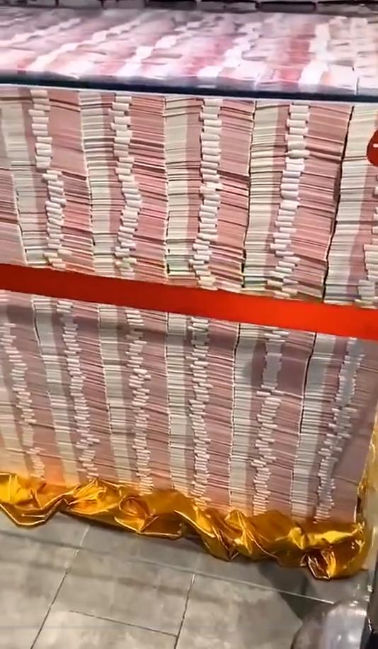 13亿现金有多少?一亿元占地1.19立方米,薇娅被罚一间房,15吨半