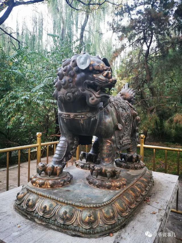 暢觀樓前的一對銅獸 百年前竟然能噴水