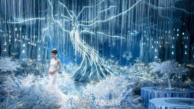 广州婚礼现场布置(婚礼堂发布：双户外+双主题宴会厅！广州美悦盛宴婚礼会馆)(图10)