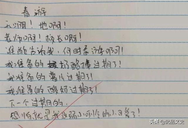 “李白乘舟没带钱”，小学生“打油诗”走红，老师看完甘拜下风