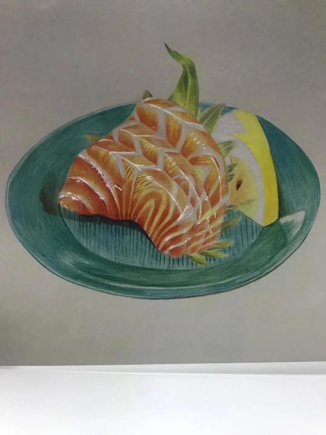 全职宝妈的画画过程