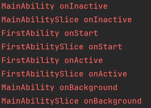 鸿蒙app开发学习 Page Ability的生命周期