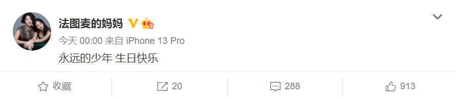 哈文掐点给亡夫庆冥诞，李咏在她心中是永远的少年，瞬间让人泪目
