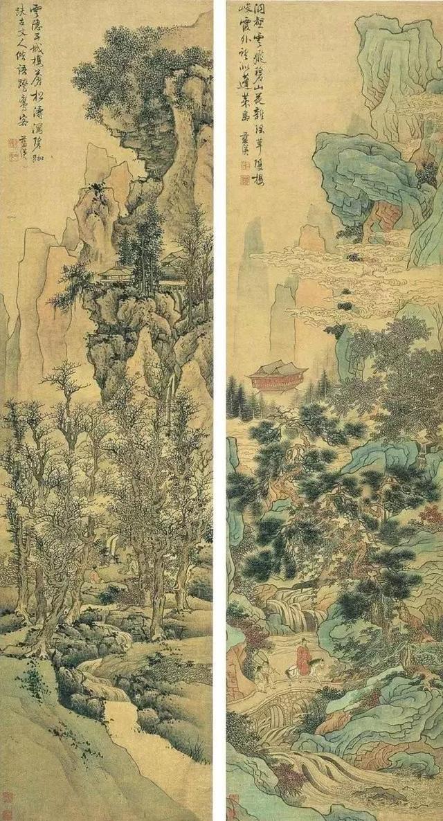 明朝著名画家兰英的风景画选集，请欣赏插图