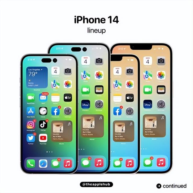 iPhone 14“全家福”图片曝光：没有mini版 Pro版更香