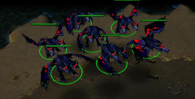 魔兽争霸3：终极兵种奇美拉与冰龙对比，攻击低的伤害反而更高