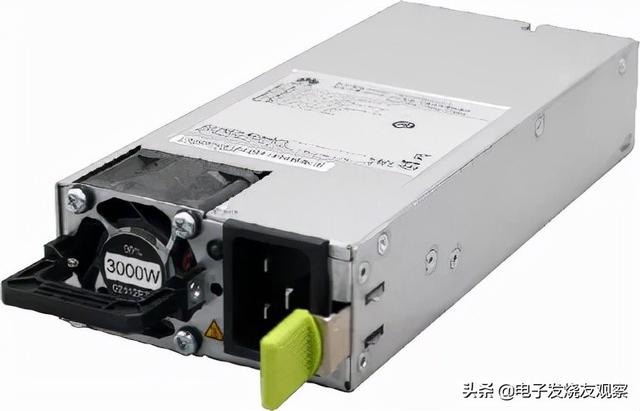 硬核拆解华为无散热片3000W服务器电源，功率密度高达6.114W/mm3