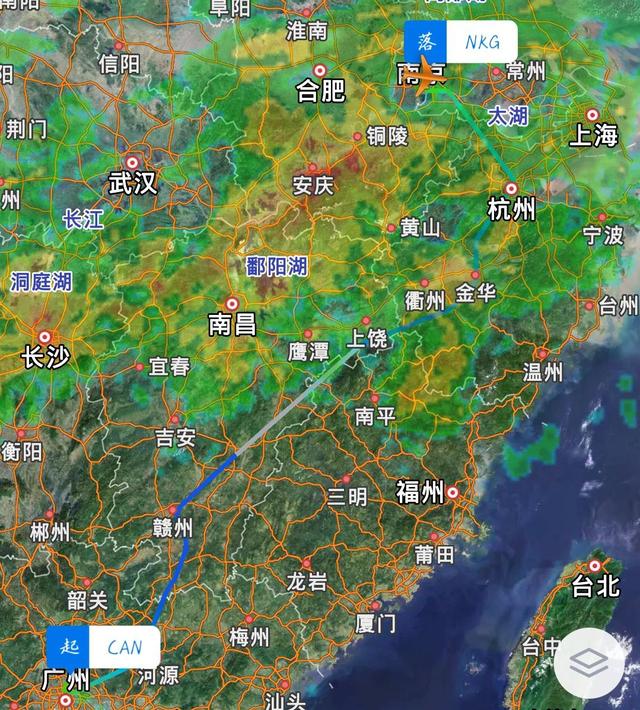 广州白云至南京禄口1255公里 你知道飞机在天上是怎么飞的吗