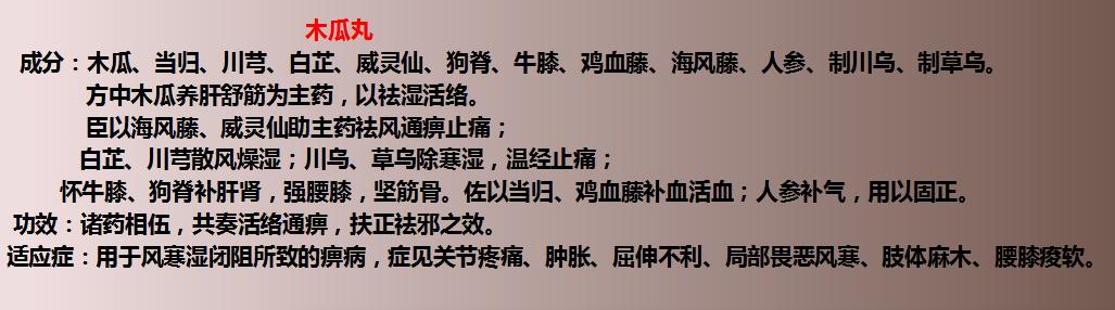 17种用于风湿的中成药！建议收藏