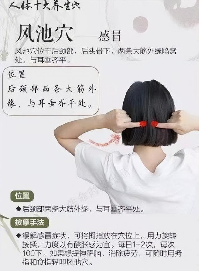 10个中医常用的养生穴，哪里不舒服按哪里，简单易学，建议收藏