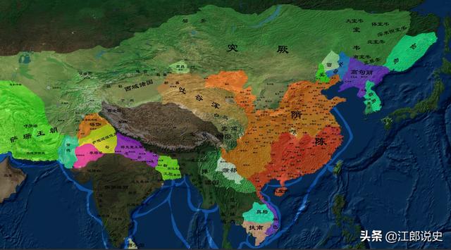 让隋唐头疼的“突厥”，是现在的哪些民族？如今让世界都头疼不己